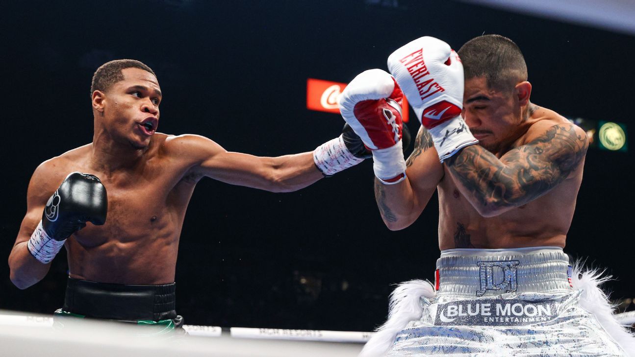 Devin Haney defeats Joseph Diaz Jr. by unanimous decision to retain WBC lightwei..