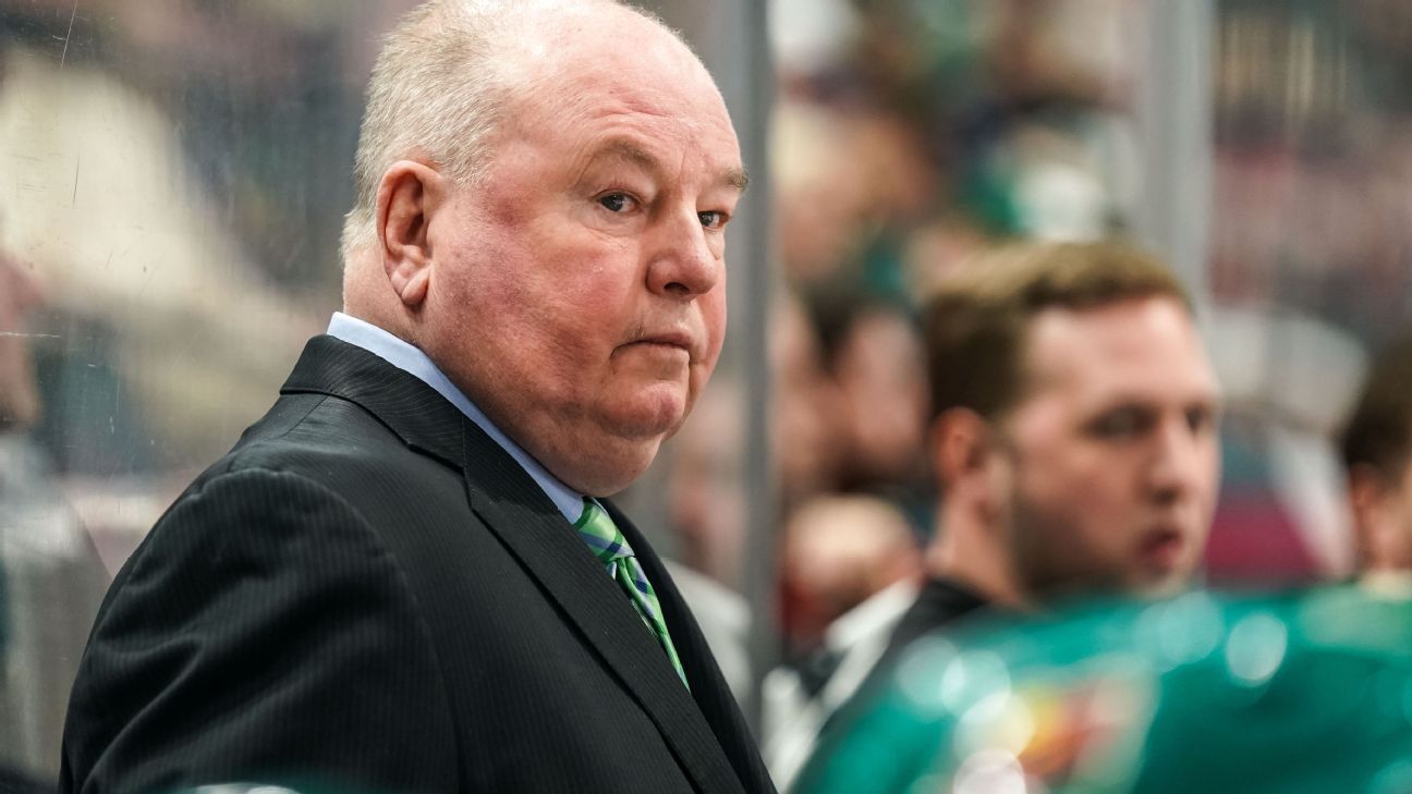 Last-place Vancouver Canucks make coaching change, hire Bruce Boudreau to replac..