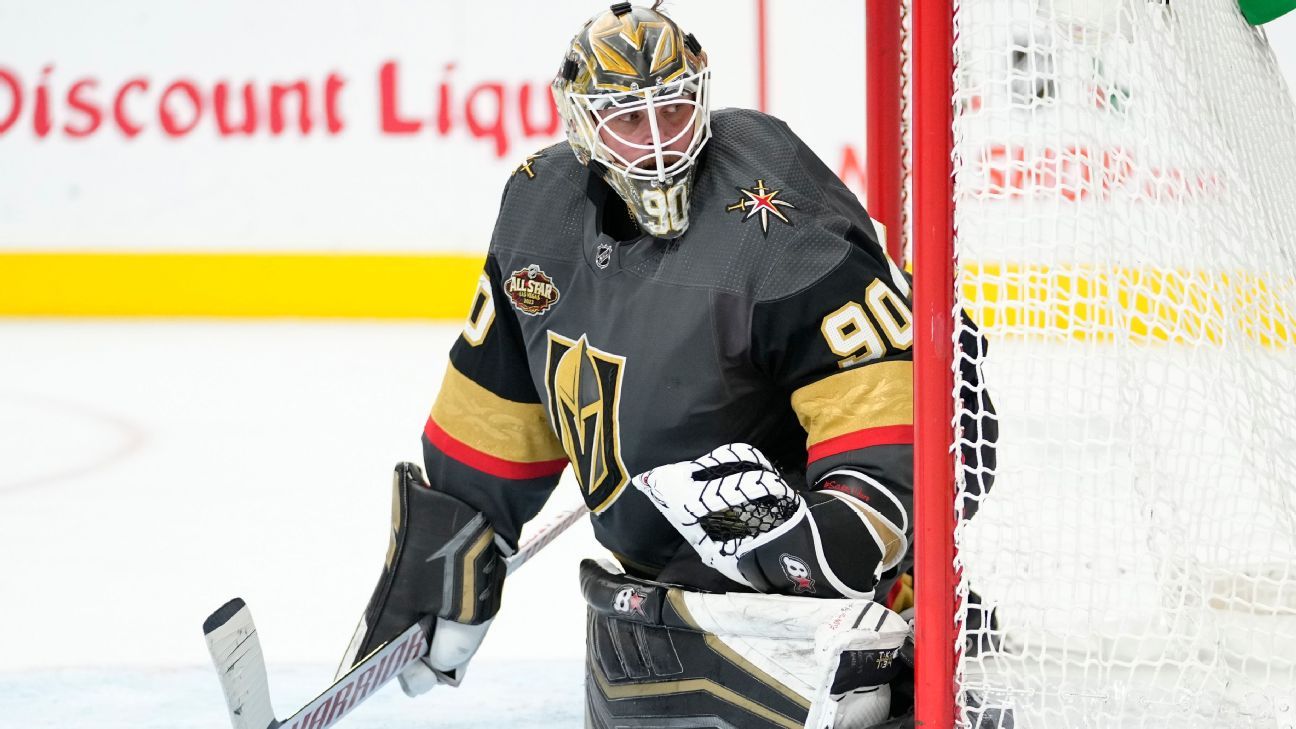 Vegas' Lehner sent home to have injury checked