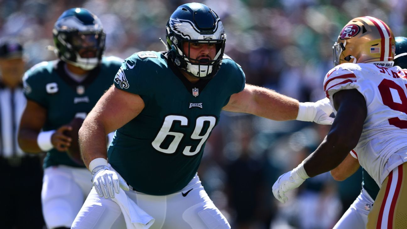 NFL | Sources - Eagles make Landon Dickerson the very best paid guard in historical past