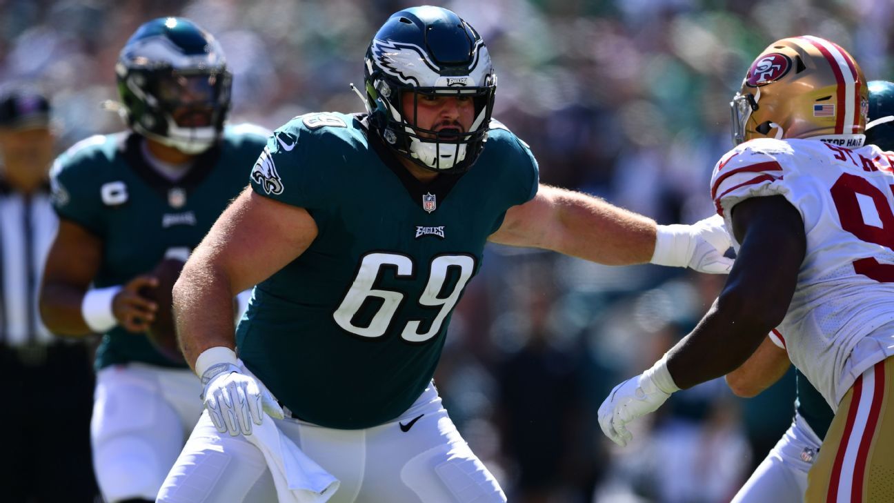 Eagles' Landon Dickerson video breakdown: Why he's tough to replace vs.  Washington