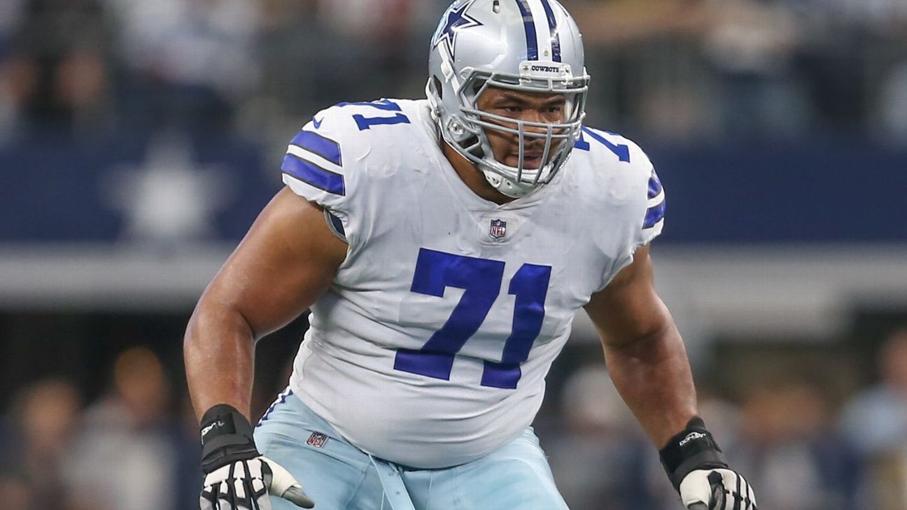 Dallas Cowboys release starting right tackle La'el Collins - ESPN