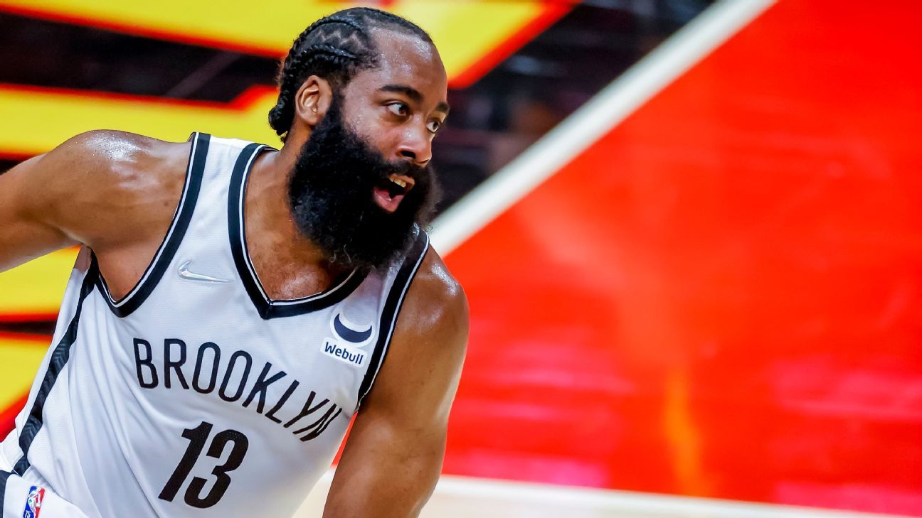 Nets' Harden 'ready to go' after hamstring issue