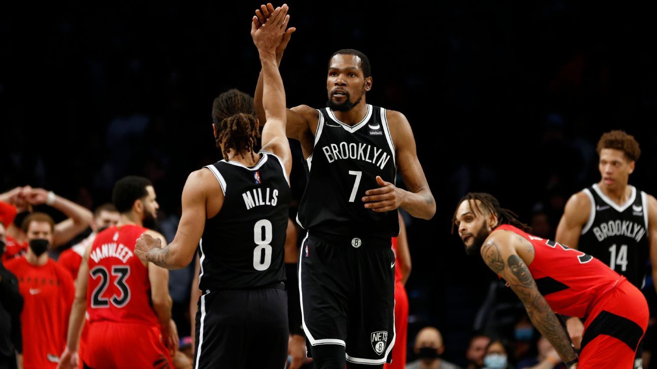 Kevin Durant carries Nets to OT win as Brooklyn's COVID-19 protocols list grows ..