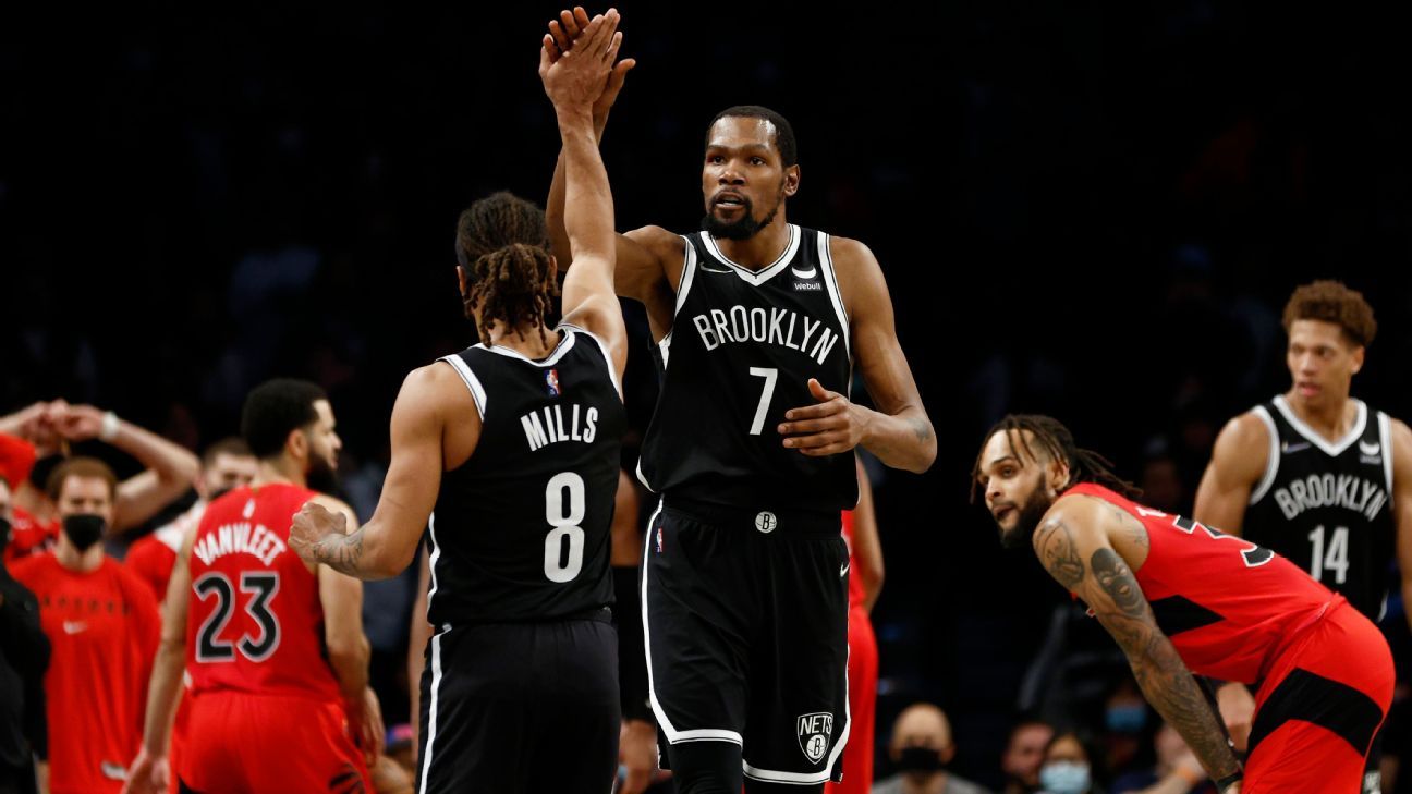 Kevin Durant leva Nets para OT conforme a lista de protocolos COVID-19 do Brooklyn cresce para sete, incluindo James Harden