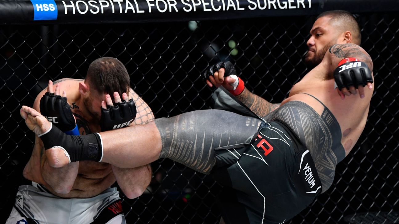 UFC Peso pesado que conseguiu a proeza de não bater o peso consegue