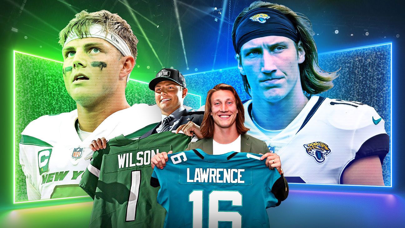 Despite rocky seasons for Jaguars' Trevor Lawrence and Jets' Zach Wilson, 2022 o..