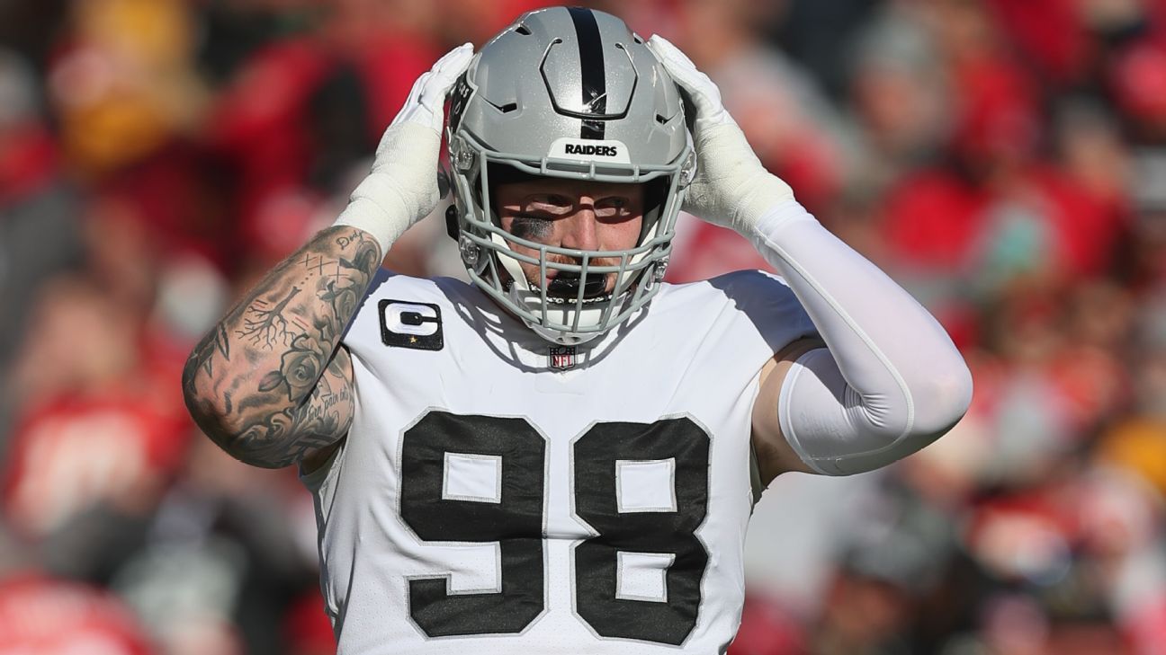 From rehab to Pro Bowl: Raiders' Maxx Crosby reflects on journey - ESPN ...