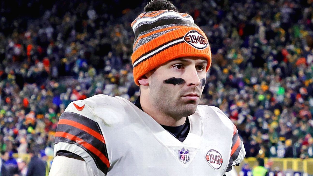 Cleveland Browns QB Baker Mayfield to have shoulder surgery ASAP, won't play Sun..