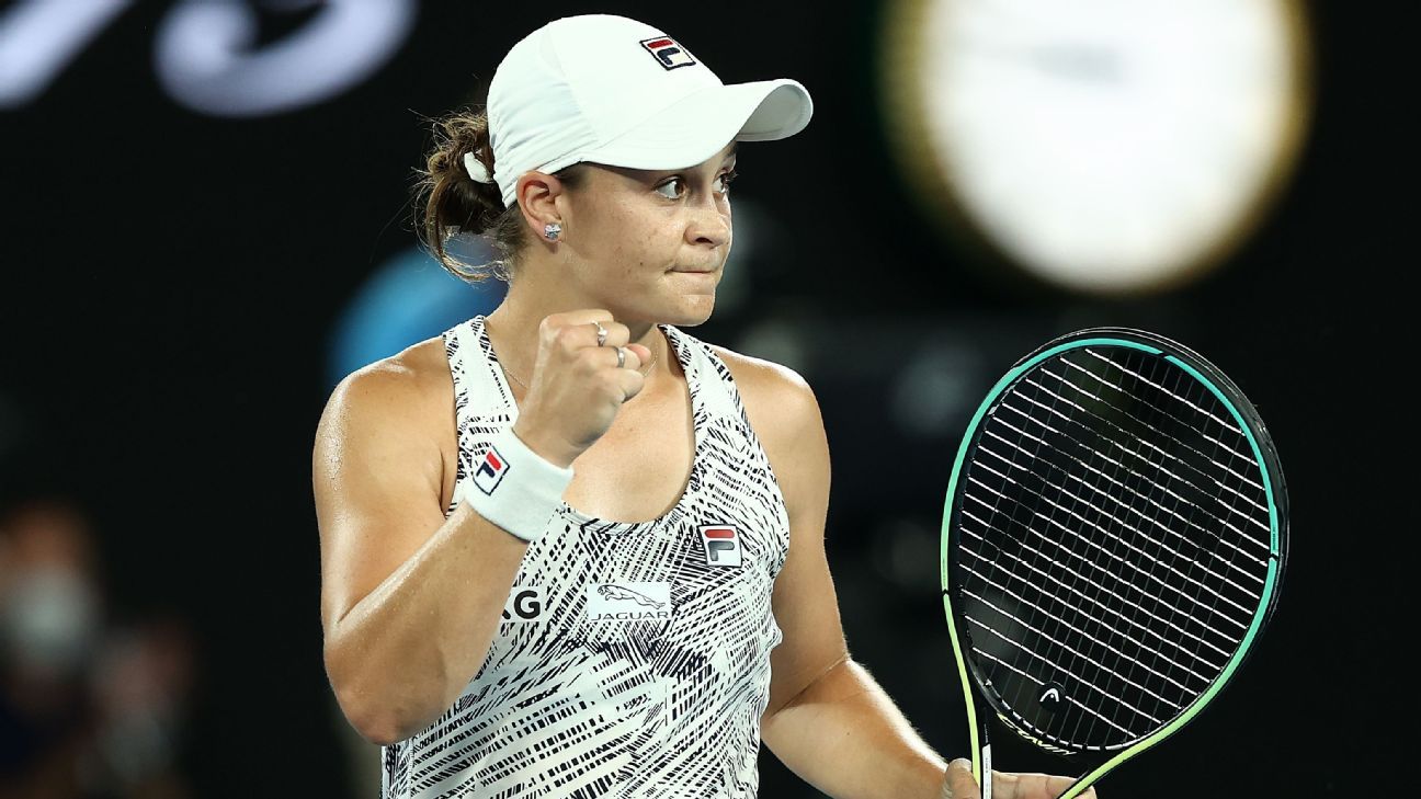 Ash Barty ends long drought by reaching Australian Open final, will face Danielle Collins