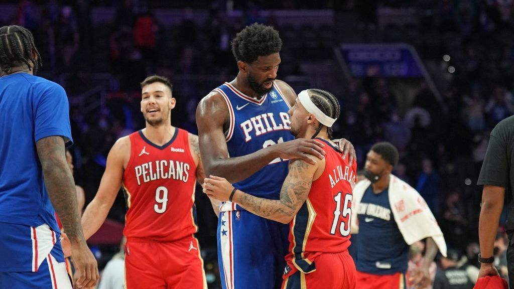 Philadelphia 76ers' Joel Embiid pays New Orleans Pelicans rookie Jose Alvarado's fine after spat