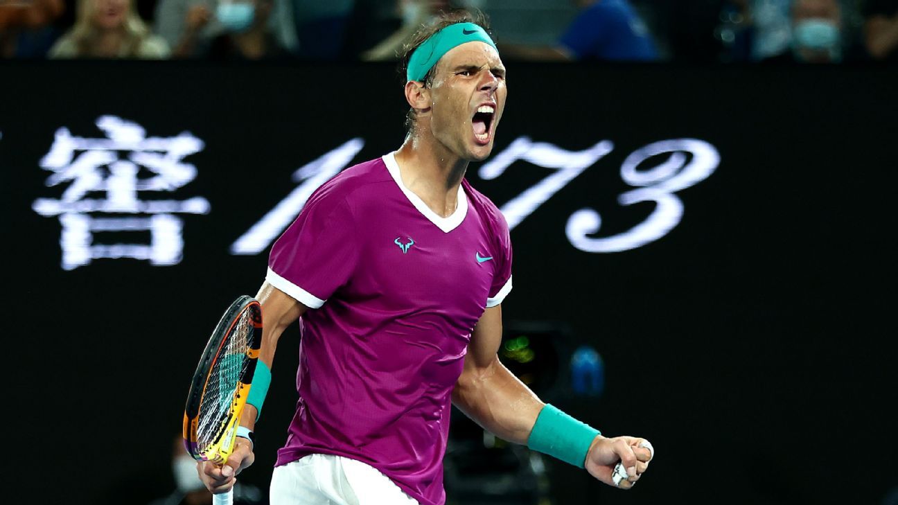 Rafael Nadal rallies to win Australian Open, claim record 21st Grand Slam title