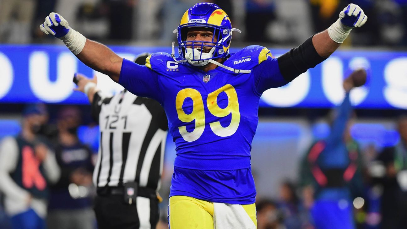 Sources – DT Aaron Donald gets big raise from Los Angeles Rams in reworked contract – ESPN
