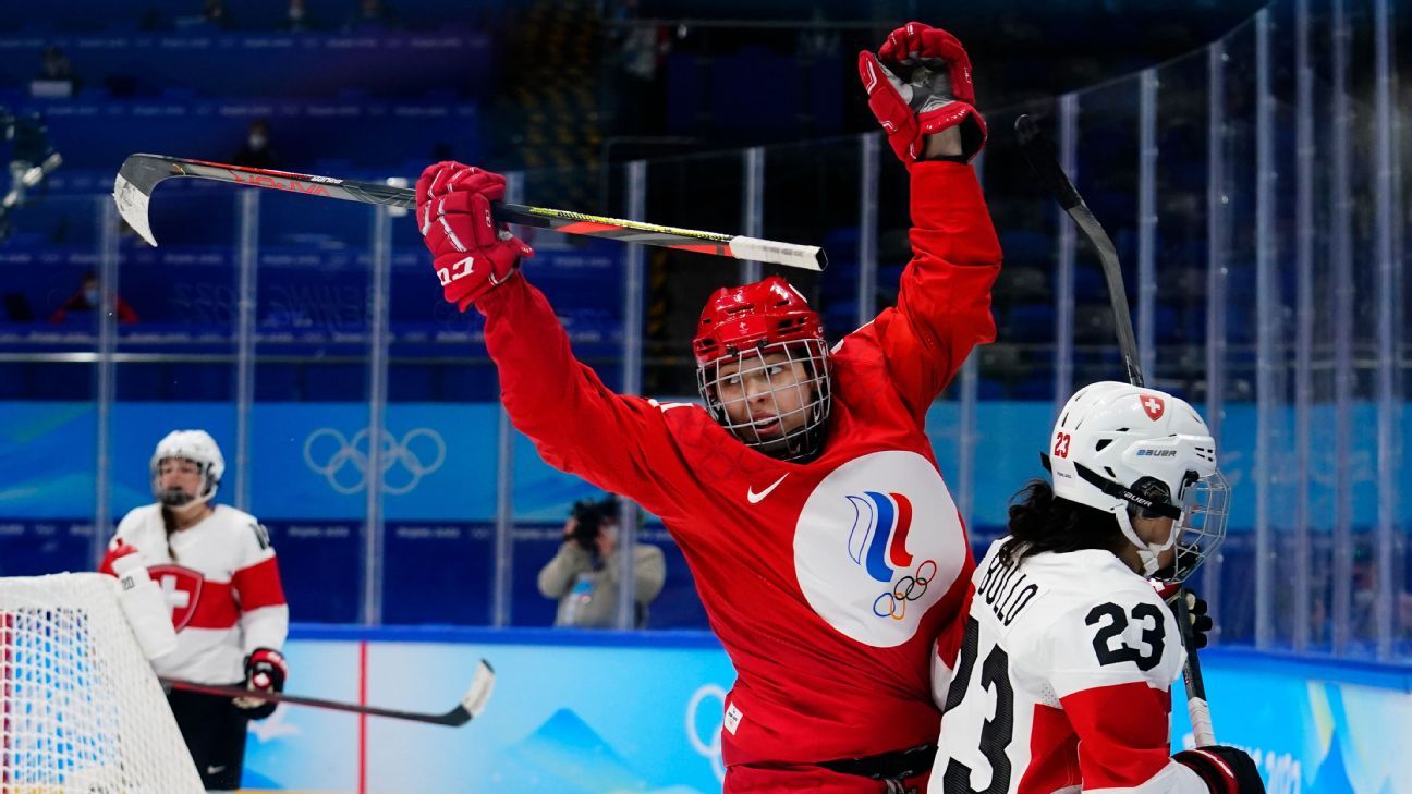 Russian National Team wins. Woman professional Ice Hockey League. Is russia winning