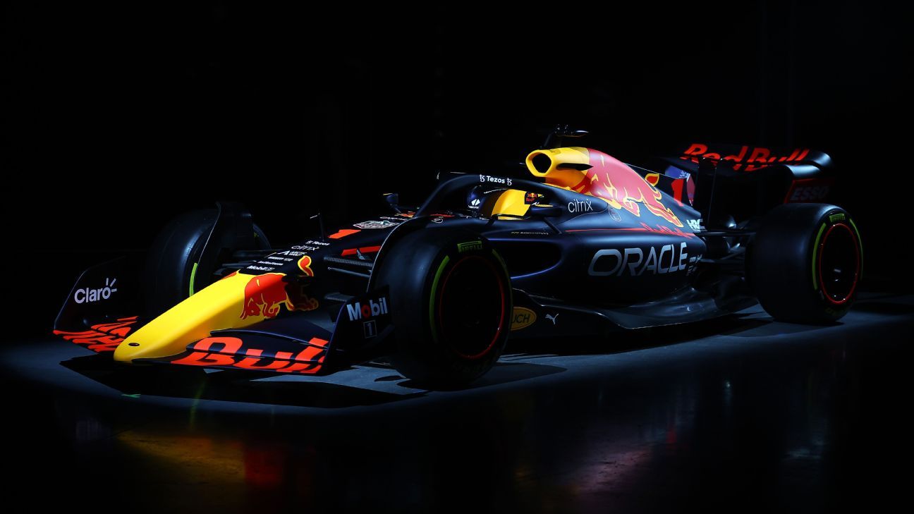 Red Bull reveals Max Verstappen's new RB18 F1 car - ESPN