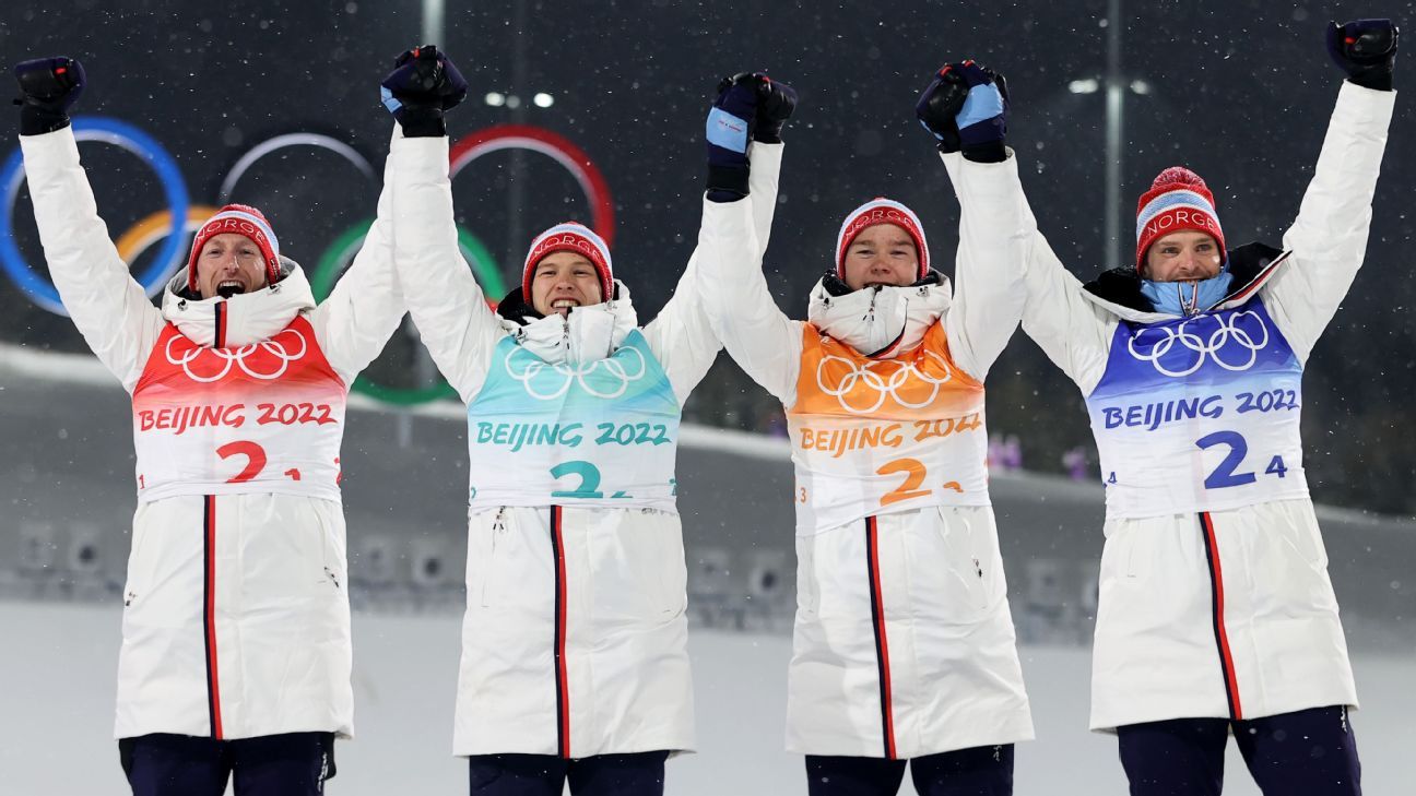 Norway wins Olympic gold in Nordic combined team event ESPN