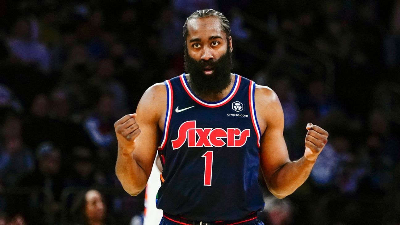 James Harden says he'll take 'whatever is left over' from Philadelphia 76ers in ..