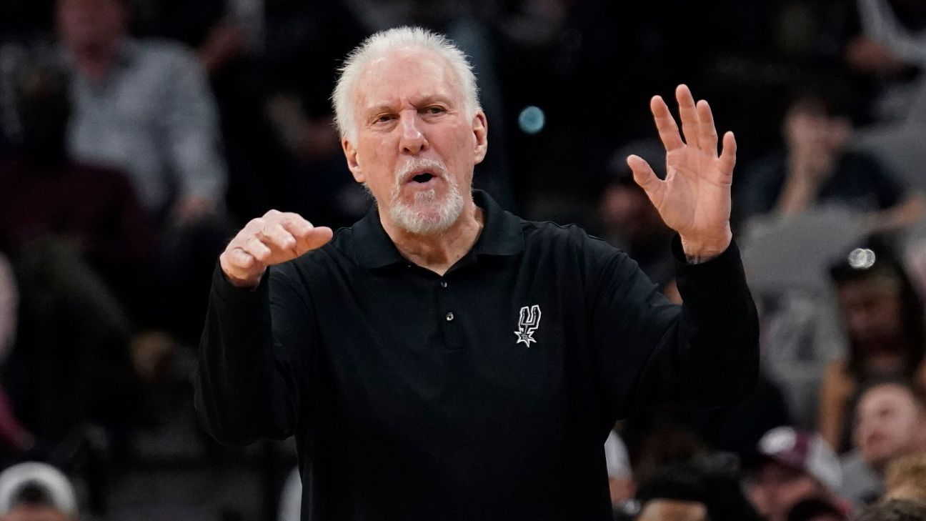 Gregg Popovich will return as Spurs head coach on new 5-year deal