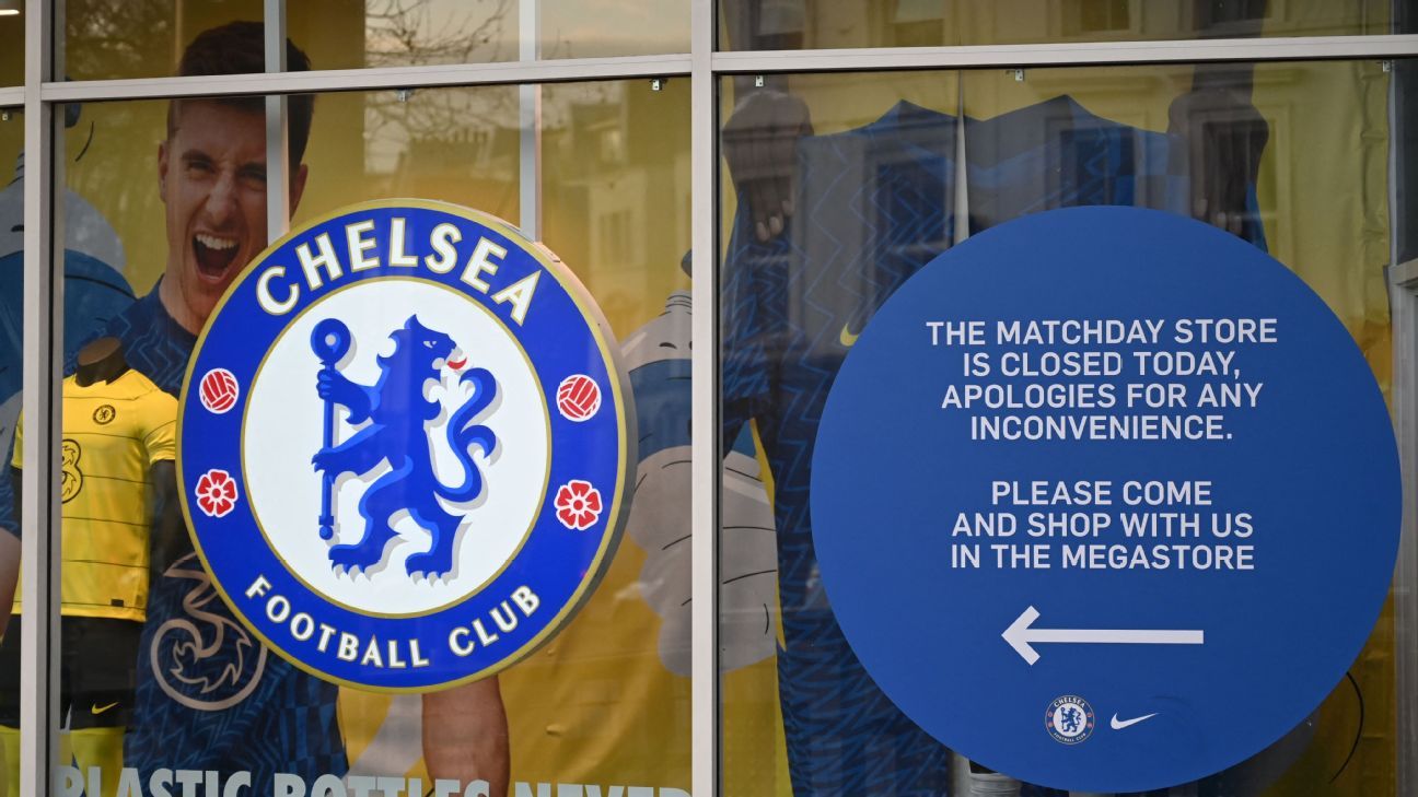 Chelsea credit cards temporarily frozen