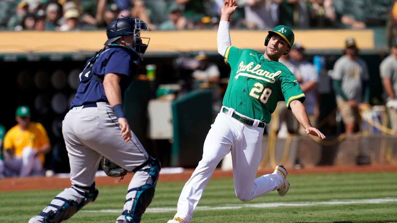 Which teams are most likely to acquire A's 1B Matt Olson?