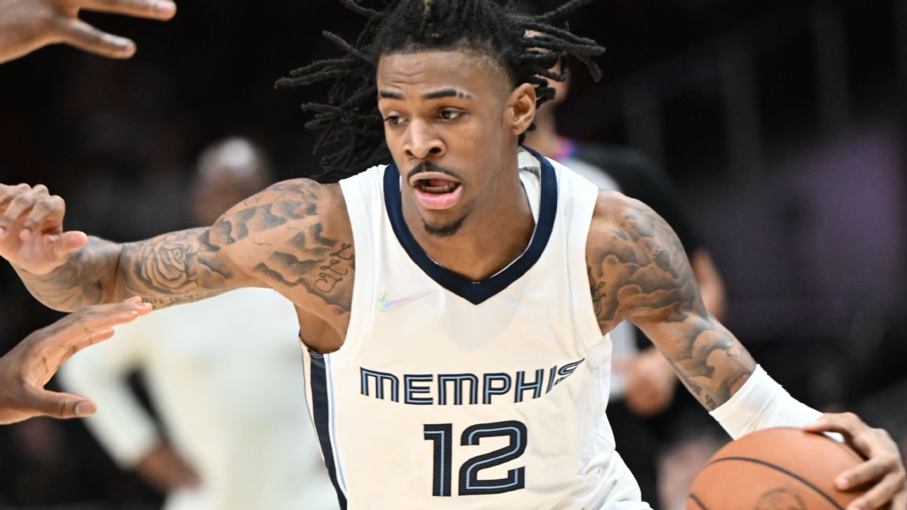 Memphis Grizzlies say Ja Morant 'doing great,' moving closer to return from  sore knee
