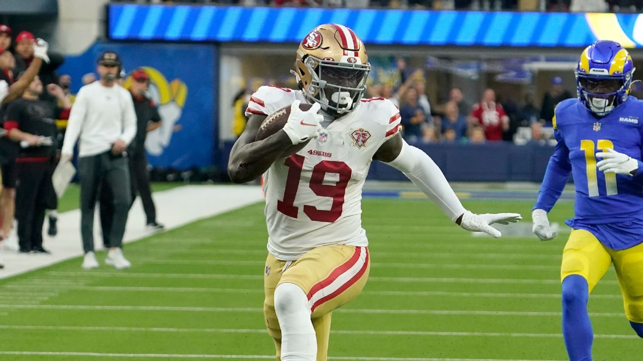 Sources - San Francisco 49ers, Deebo Samuel agree to 3-year extension worth  up to $73.5M - ESPN