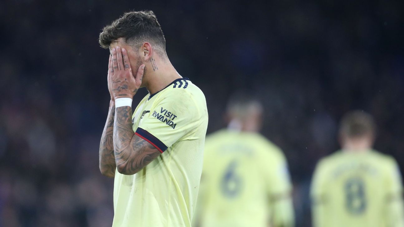 Arsenal's loss at Crystal Palace serves as a warning for Arteta's threadbare squ..