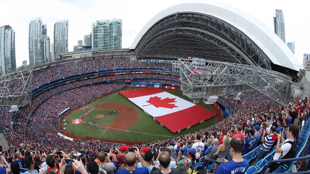 April 25, 2022, TORONTO, ON, CANADA: Toronto Blue Jays starting