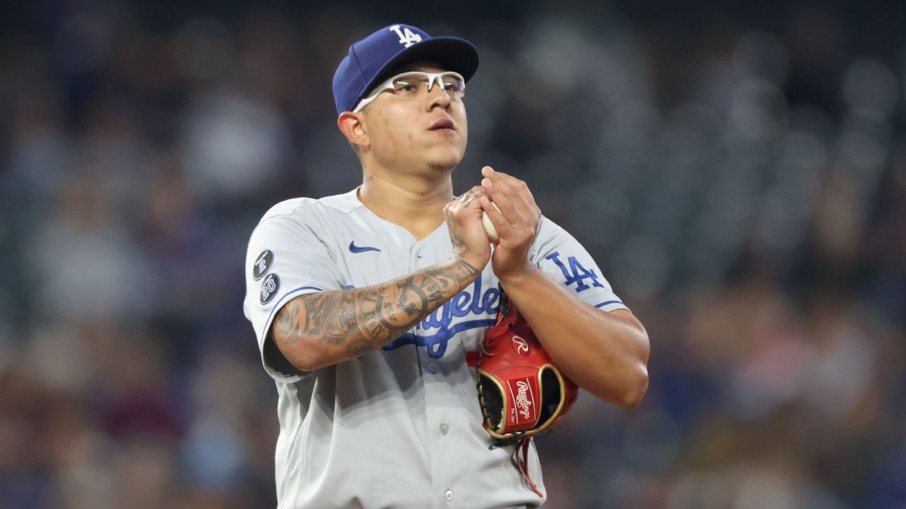 Dodgers activate lefty Urías for start vs. Royals