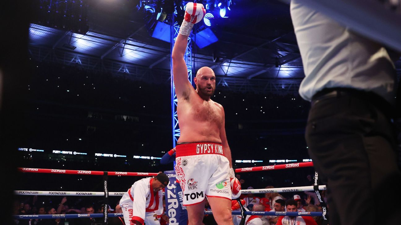 Tyson Fury retains heavyweight title with 6th-round TKO of Dillian Whyte