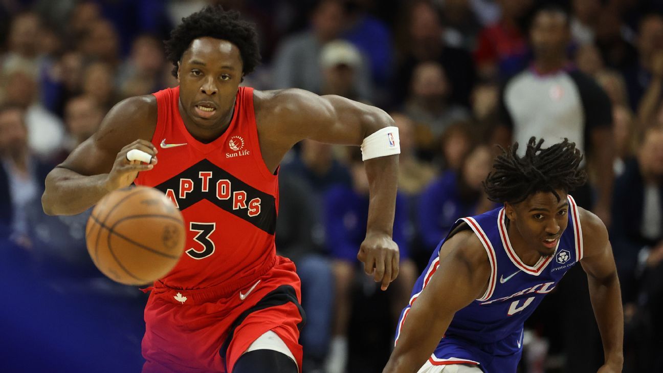 Knicks are acquiring Raptors OG Anunoby in trade, sources say