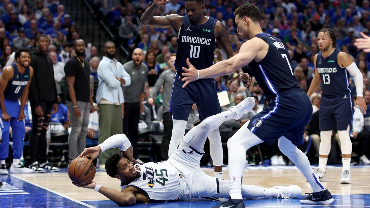 Jazz’s Donovan Mitchell to have MRI on left hamstring in Utah after early exit against Dallas Mavericks – ESPN