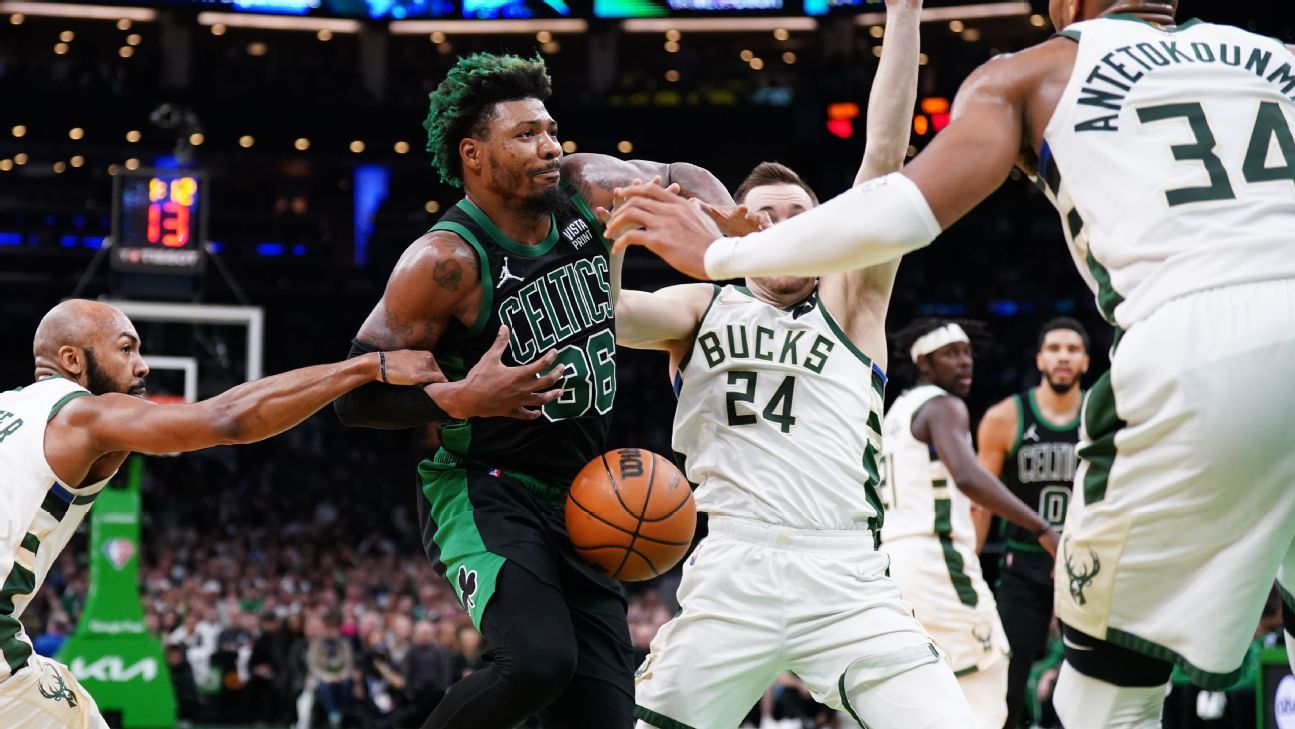 ESPN - THE 2021-22 NBA DEFENSIVE PLAYER OF THE YEAR. Marcus Smart