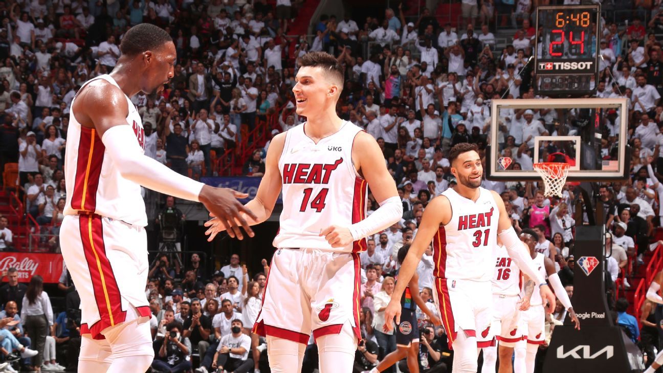 Miami Heat get physical in Game 1, handle Joel Embiid-less Philadelphia 76ers