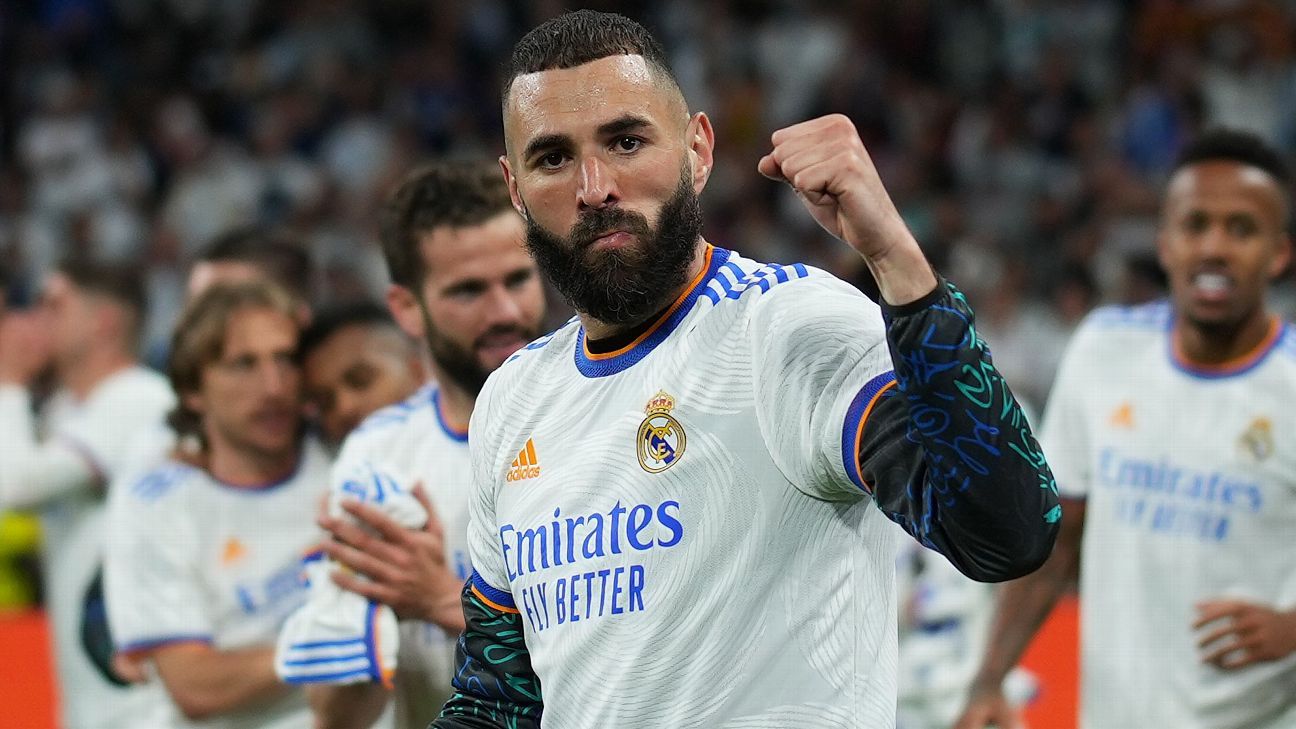 Karim Benzema tops 2021/22 FedEx Performance Zone rankings