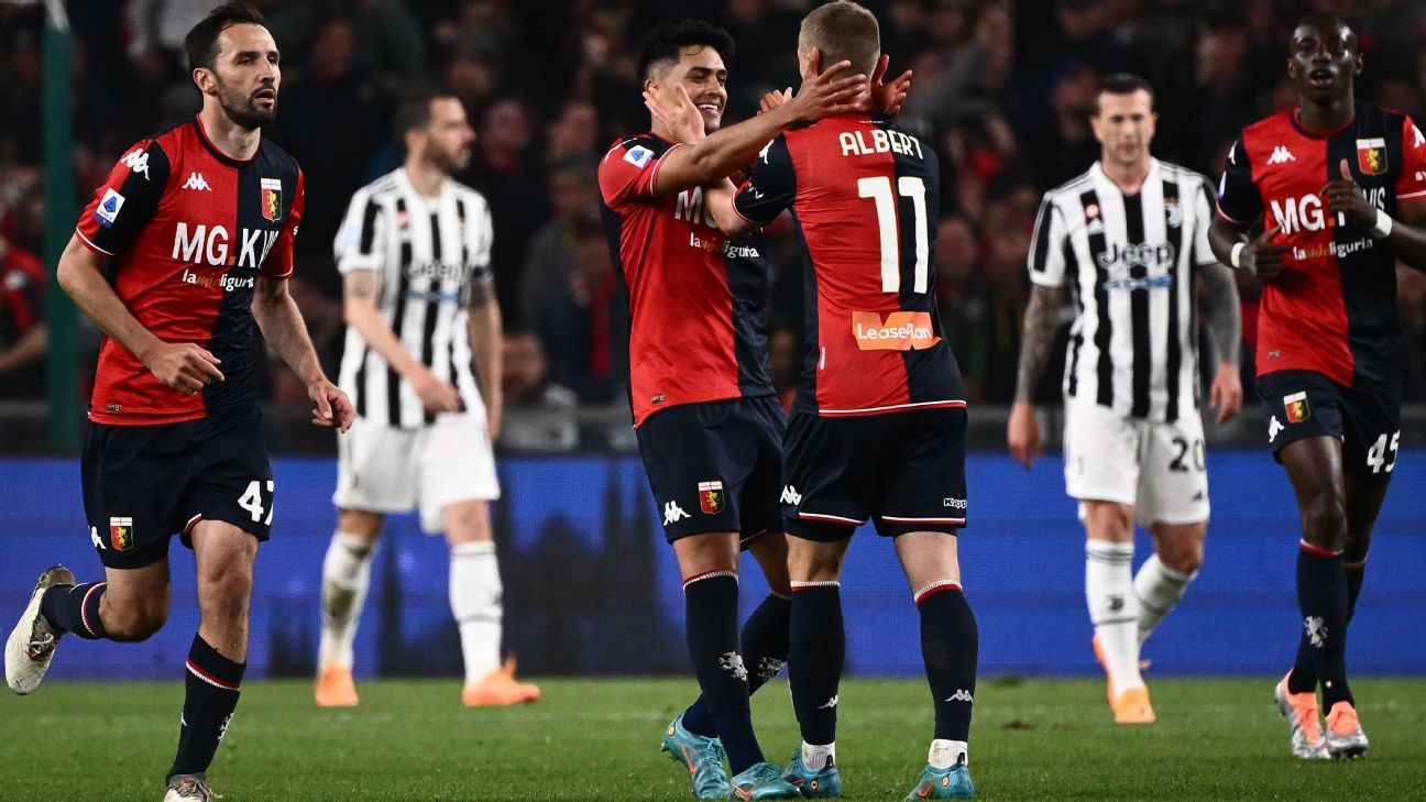 Juventus leva empate do Genoa e perde a chance de dormir na