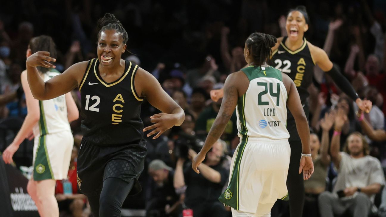 WNBA Power Rankings: Hammon has Aces clicking, on top in