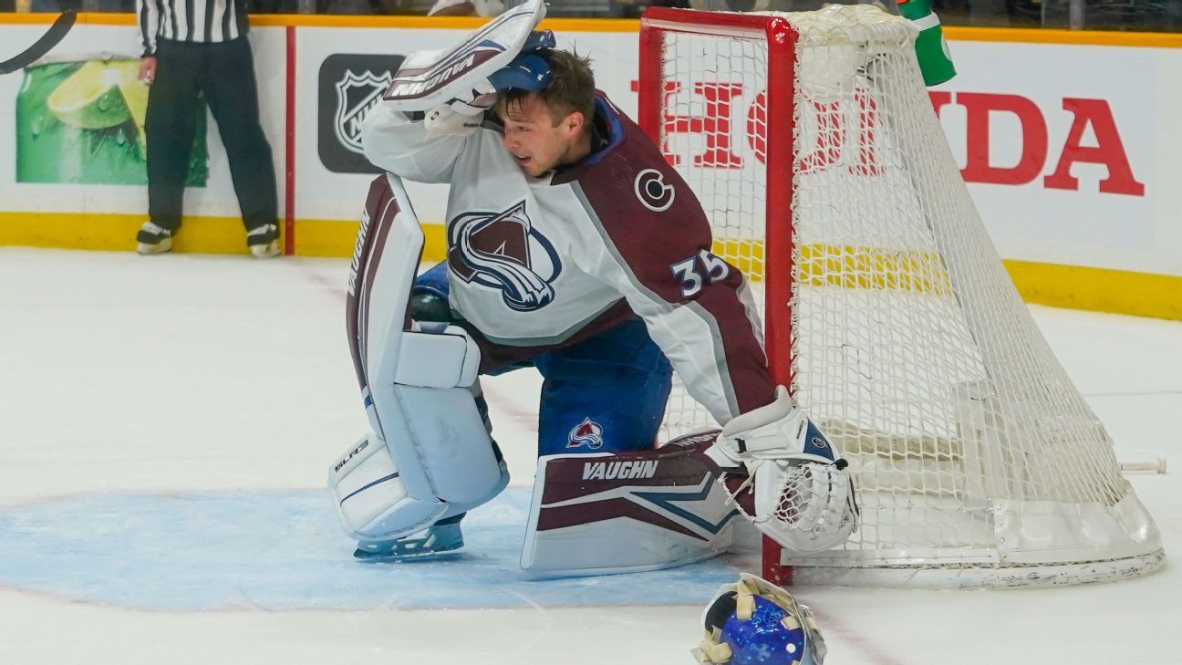 Avs’ Kuemper ready for Blues as swelling abates