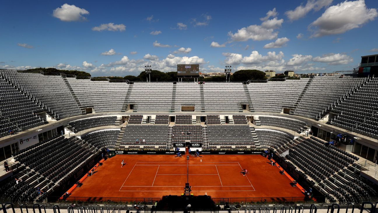 La programación del Masters 1000 de Roma - ESPN