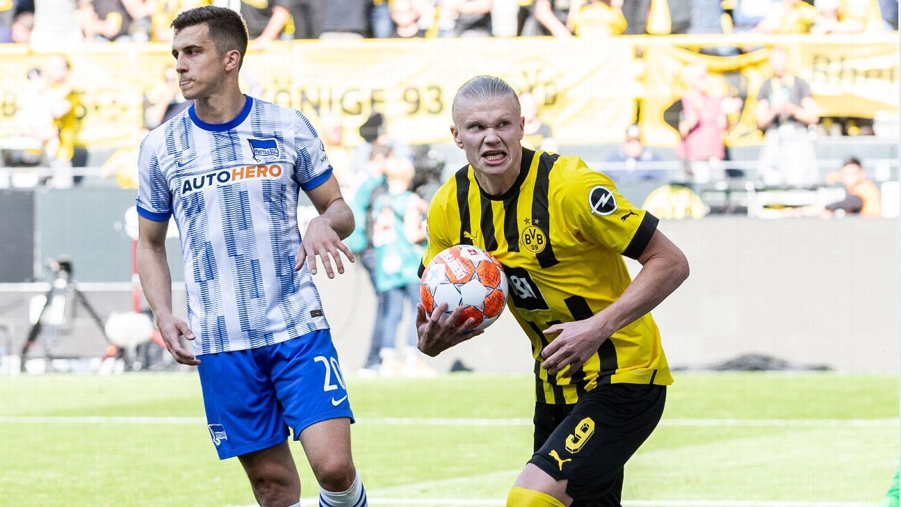 Borussia Dortmund Vs Hertha Berlin Football Match Report May 14 22 Espn