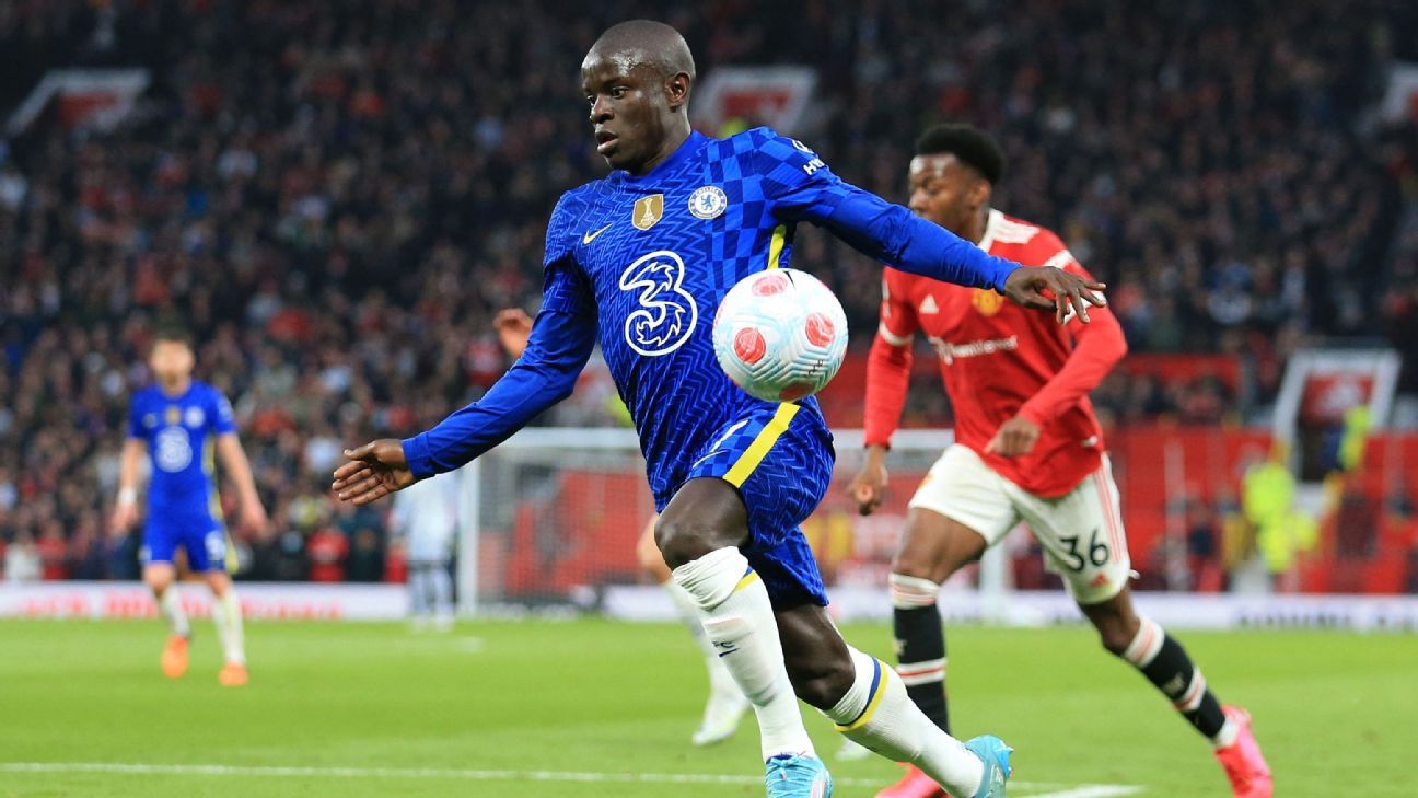 Manchester United eye Chelsea's N'Golo Kante for Erik ten Hag's first signing