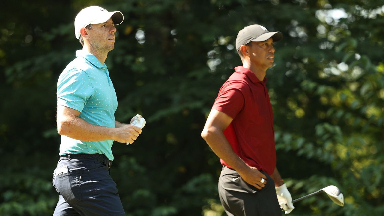 Tiger Woods, Rory McIlroy launch tech-infused golf league featuring virtual venu..