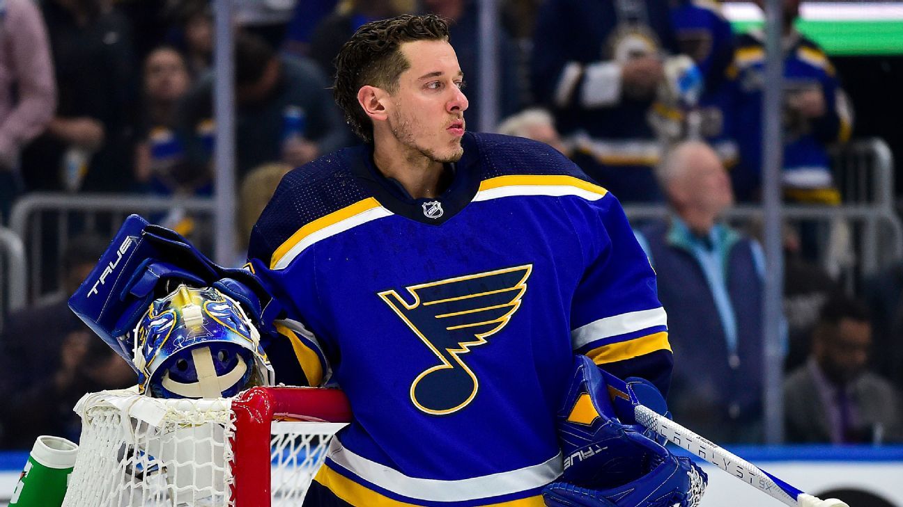 St. Louis Blues manage anger, keep faith after Jordan Binnington injury