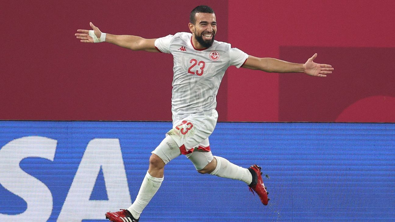 Naim Sliti leads Tunisia in AFCON qualifying rout of Equatorial Guinea -  ESPN