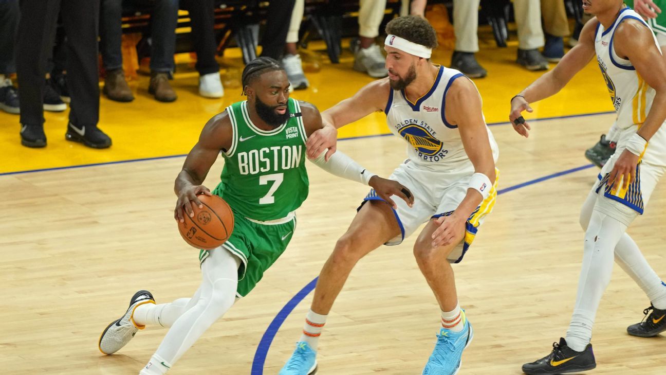 In Game 1, the Celtics beat the Warriors at their own game