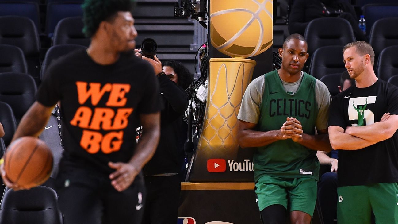Boston Celtics 'wanted to show that togetherness and love,' wear shirts in suppo..