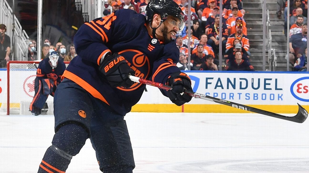 Edmonton Oilers forward Evander Kane suspended one game by NHL after check on Co..