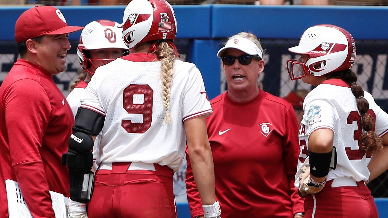 Top-ranked Oklahoma Sooners bounce back, eliminate UCLA in Women's College World..
