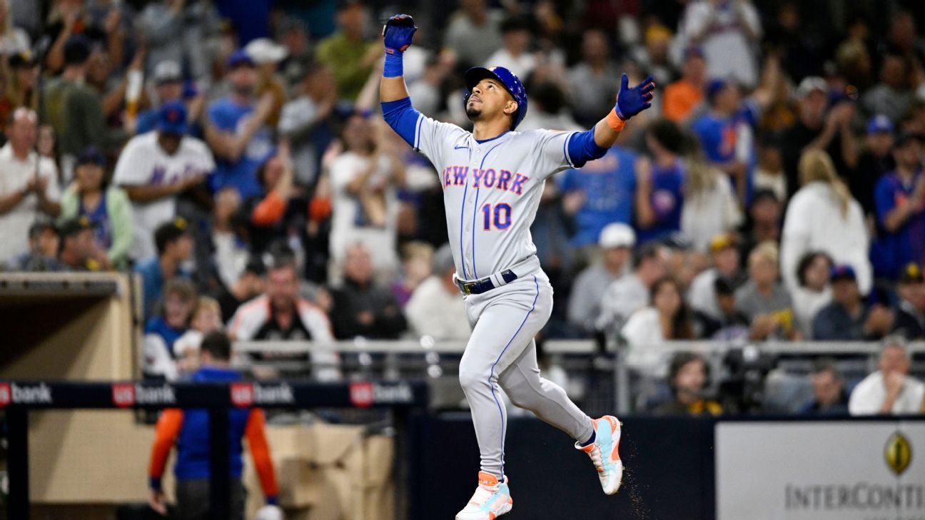 Eduardo Escobar #10 - Game Used Road Grey Jersey - 1-5, HR (19), 4 RBI's, 2  Runs Scored - Mets vs. Athletics - 9/23/22 - Mets Win 9-2