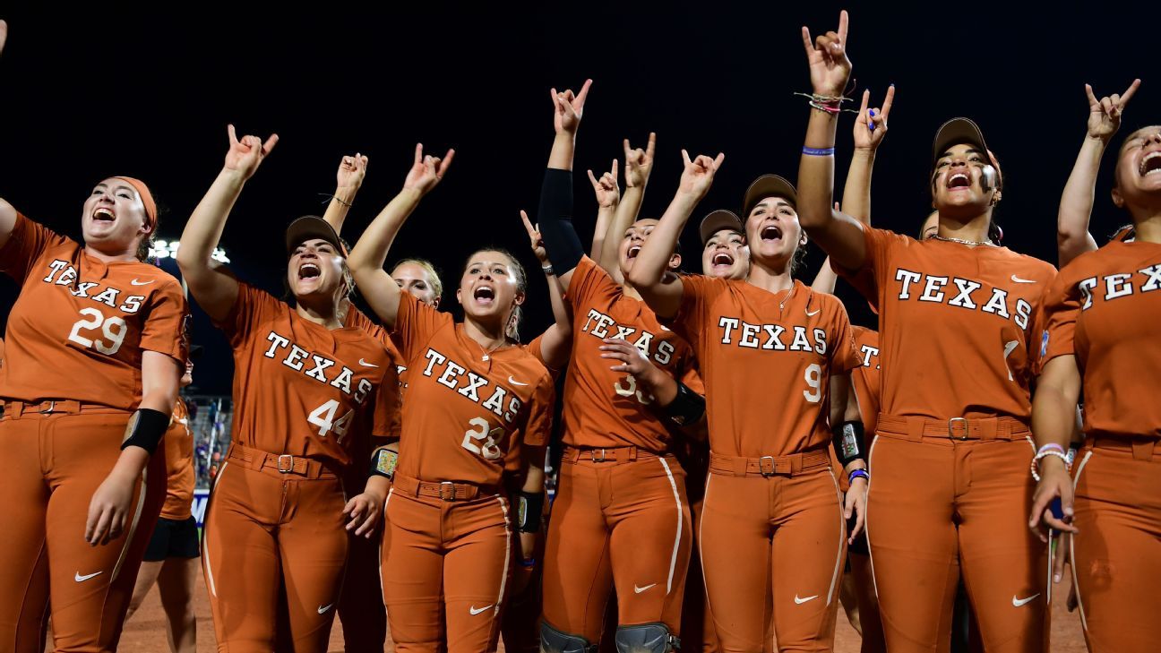 Unseeded, snubbed Texas softball playing with a chip on its shoulder entering fi..